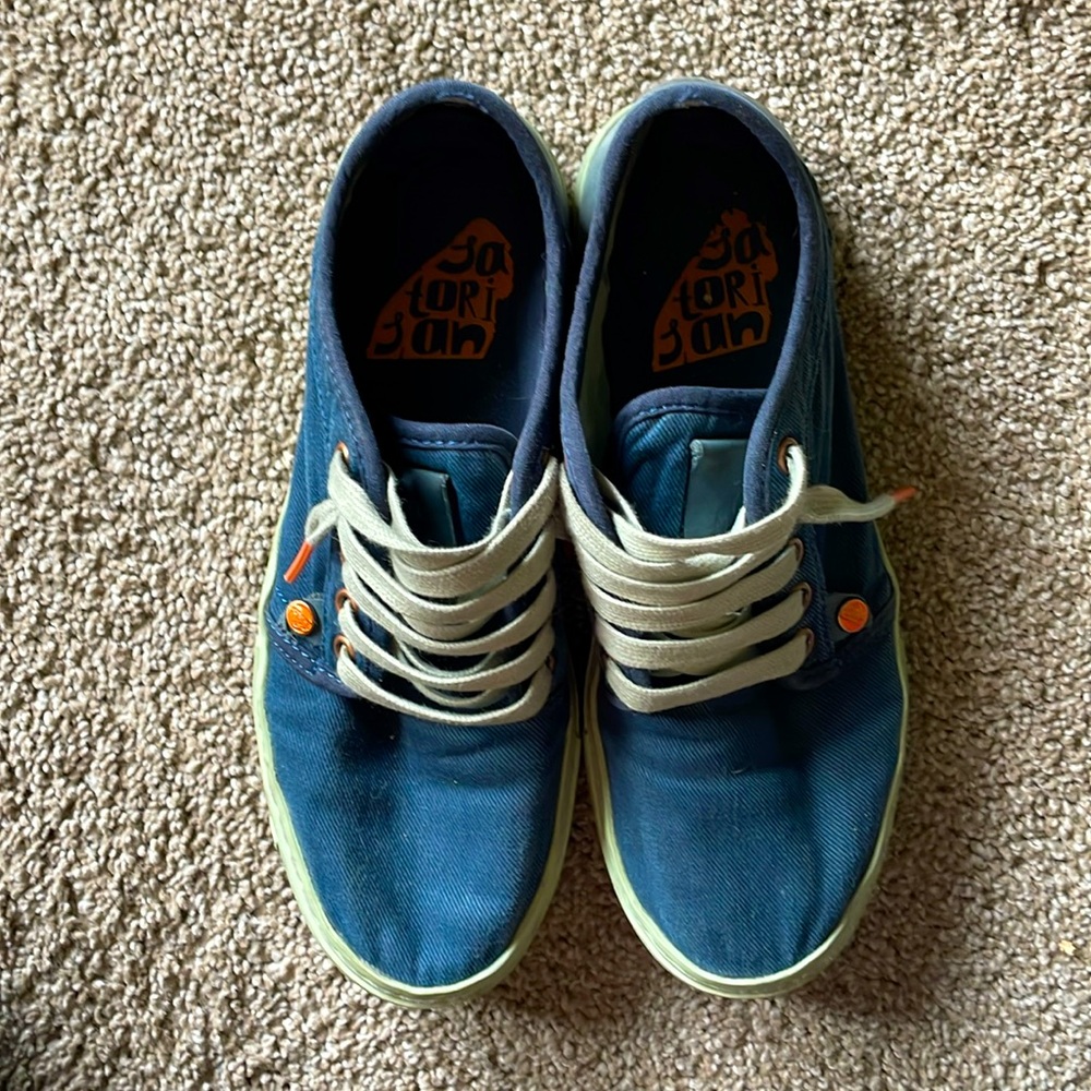 Blue Canvas Sneakers